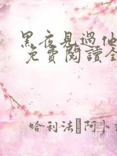 黑夜见过他深情 免费阅读全本小说