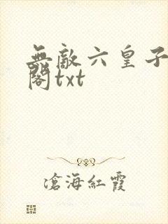 无敌六皇子笔趣阁txt