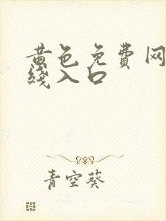 黄色免费网站在线入口