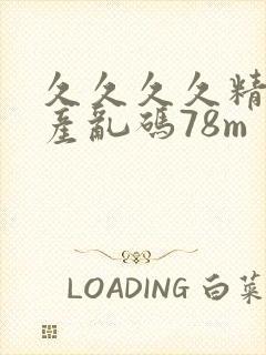 久久久久精品国产乱码78m