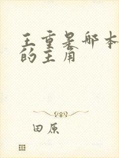 王重是哪本小说的主角