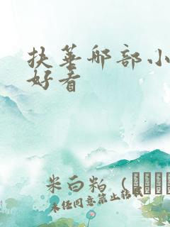 扶华哪部小说最好看