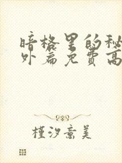 暗格里的秘密番外篇免费高清