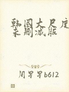 韩国大尺度电影未删减版