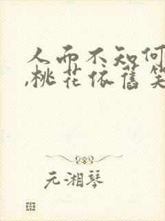 人面不知何处去,桃花依旧笑春风.是什么意思