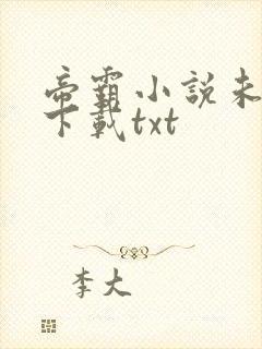 帝霸小说未删版下载txt
