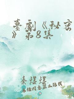 台剧《秘密关系》第8集