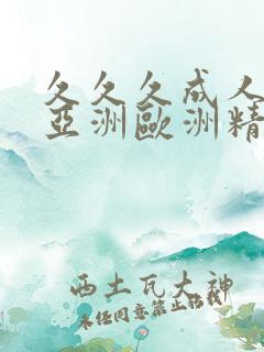 久久久成人综合亚洲欧洲精品