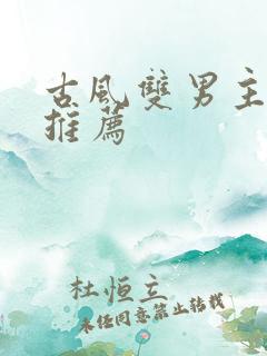 古风双男主小说推荐