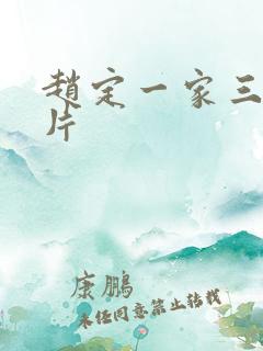 赵定一家三口照片