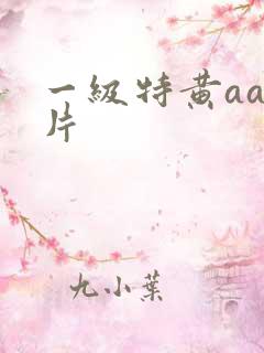一级特黄aaa片