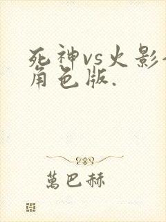 死神vs火影全角色版.