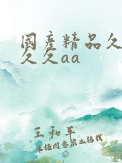 国产精品久久久久久aa