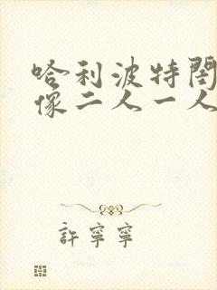 哈利波特闺蜜头像二人一人一张