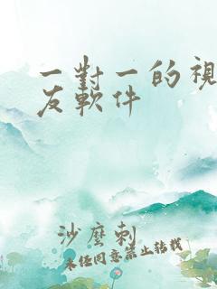 一对一的视频交友软件