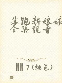 落跑新娘嫁对郎全集观看