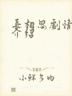 长相思剧情分集介绍