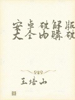 安卓破解版游戏大全内购破解无限版