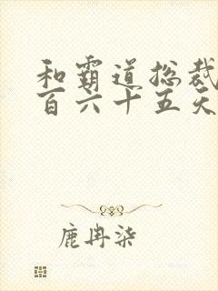 和霸道总裁的三百六十五天第一季免费观看