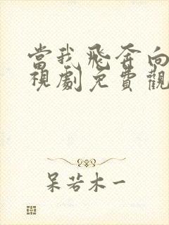 当我飞奔向你电视剧免费观