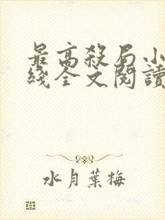 最高杀局小说在线全文阅读