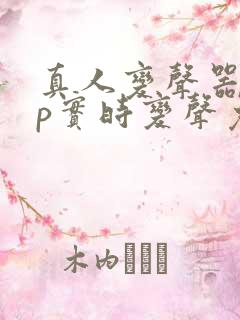 真人变声器app实时变声免费