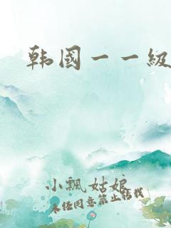 韩国一一级片