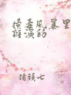 扫毒风暴里大丘谁演的