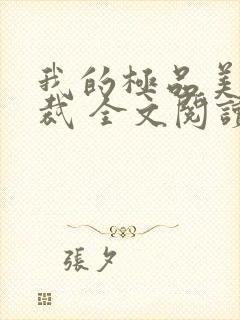 我的极品美女总裁 全文阅读