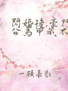 闪婚后,豪门老公马甲藏不住第三部