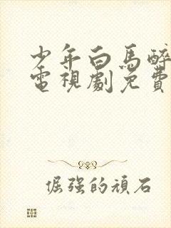 少年白马醉春风电视剧免费观看98