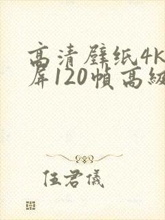 高清壁纸4k全屏120帧高级感女漫