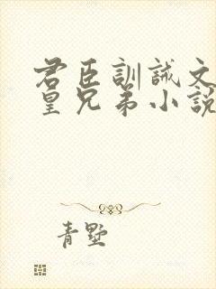 君臣训诫文挨打皇兄弟小说