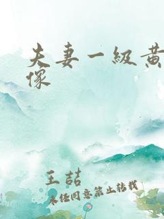 夫妻一级黄色录像