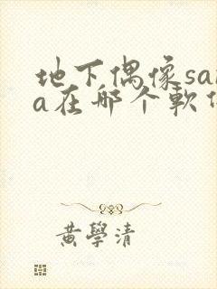 地下偶像sana在哪个软件看