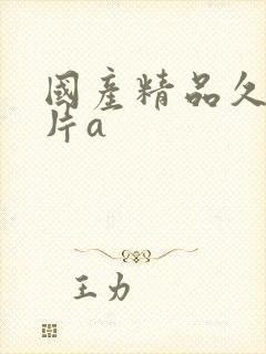 国产精品久久毛片a