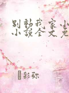 别动我家小可爱小说全文免费阅读