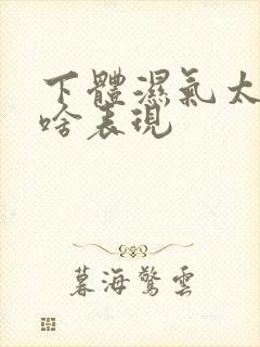 下体湿气太重有啥表现