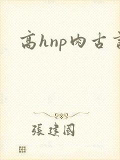 高hnp肉古言