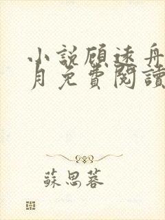 小说顾远舟沈明月免费阅读