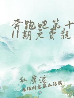 奔跑吧第十一季11期免费观看