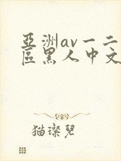 亚洲av一二三区黑人中文版