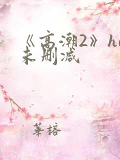 《高潮2》hd未删减