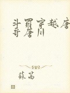 斗罗穿越唐三亲哥唐川