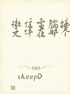 微信电脑接收的文件在哪个文件夹