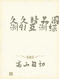 久久精品国产亚洲91亚洲综合