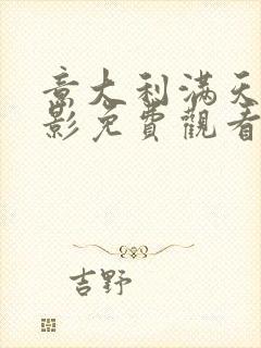 意大利满天星电影免费观看高清完整电影