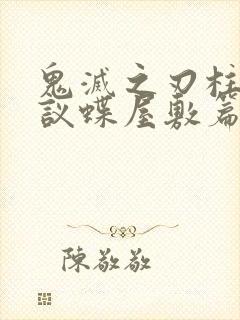 鬼灭之刃柱合会议蝶屋敷篇