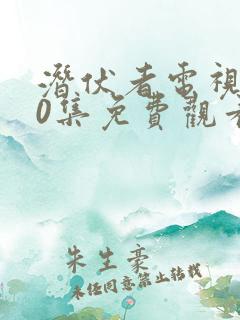 潜伏者电视剧40集免费观看