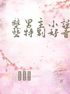 双男主小说有哪些特别好看的小说